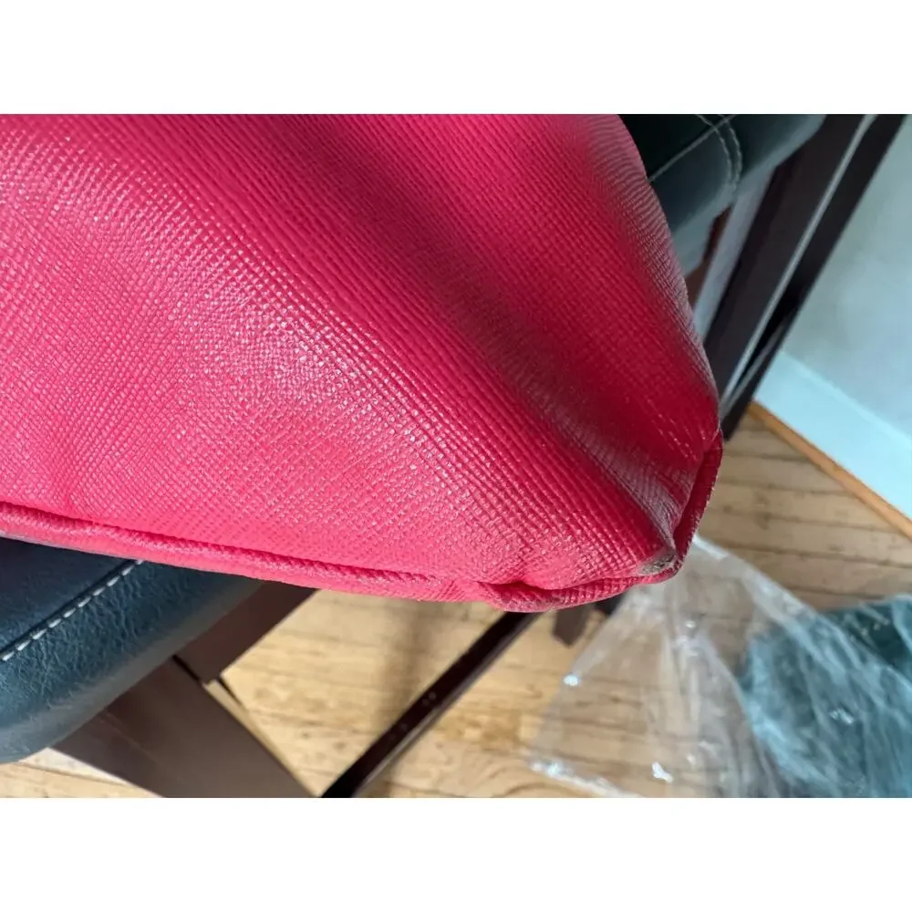 MARC JACOBS FUSCHIA PINK LEATHER TOTE (300